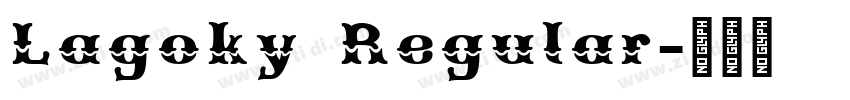Lagoky Regular字体转换 Lagoky Regular字体转换